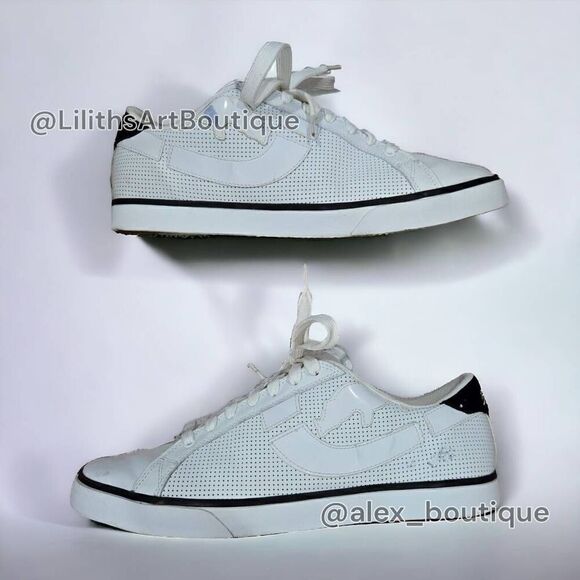 Ecko Unltd. Bristle Jupin White Leather Streetwear Trainers Sneakers Men's Sz 12 - Picture 7 of 12